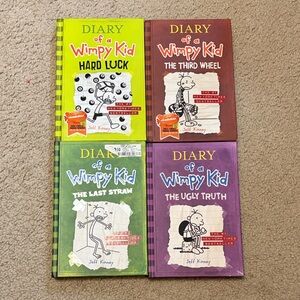 Diary of a Wimpy Kid Book Set - Green, Purple, Brown